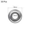 sourcing map 30pcs 693ZZ Deep Groove Ball Bearings 3x8x4mm Chrome