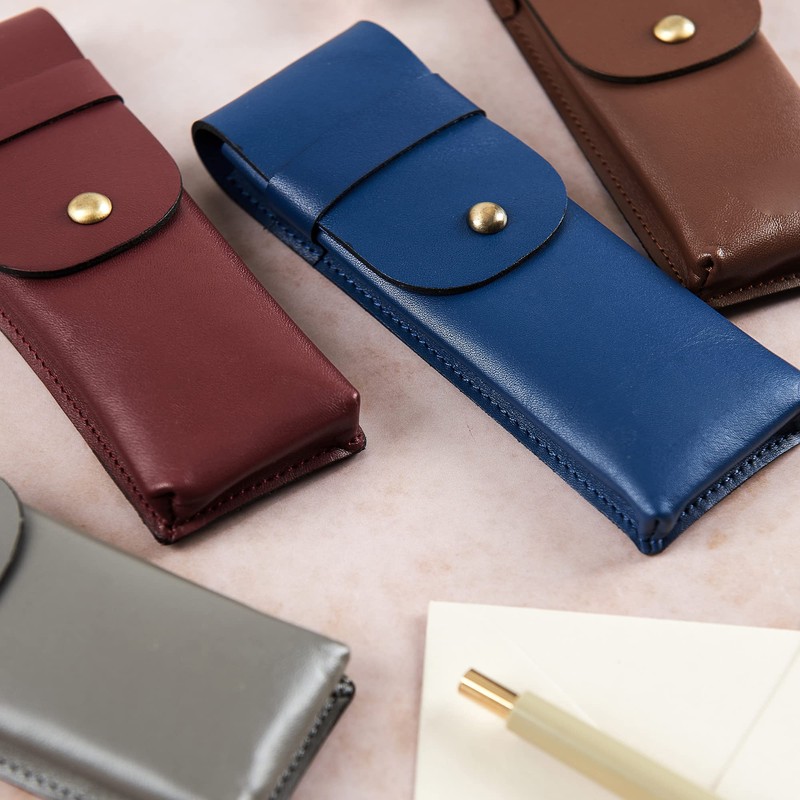 Betterday Studio Leather Pen Case - Slim Fountain Pen Pouch