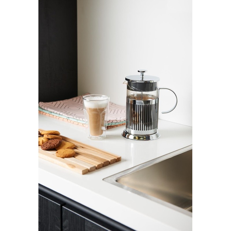 Leopold Vienna Coffee Maker Chrome, Silver, 800 ml