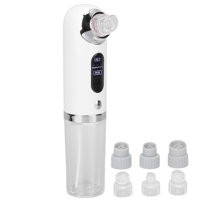 Electric Blackhead Vacuum Machine 3 Gears Blue Purple Light Pores