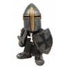 Swtgaah Garden Gnome Statue Knight Statue Knight Gnome Sculpture Knight