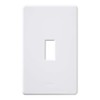 Lutron Fassada 1 Gang Wallplate for Toggle-Style Dimmer and Switches,