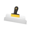 QWORK® 14" Stainless Steel Plastering Spatula with Ergonomic Handle -
