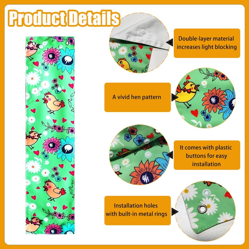 Chicken Nest Box Curtains - Home Partition Curtain for Laying