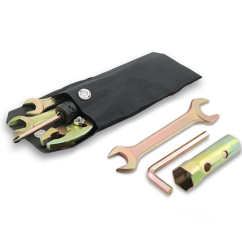 AIMALL 7PCS Motorcycle Onboard Tool Kit Set with Screwdriver Wrench