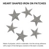 sourcing map Pack of 30 Iron-On Patches, 5 Stars Iron