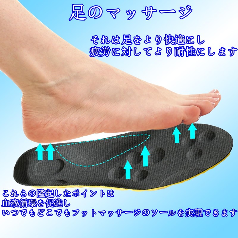 Anti-fatigue, Shock Absorbent, 3D Design, Soft, Antibacterial, Deodorizing, Ultra Lightweight,