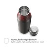 alfi Endless Bottle 900 ml, Medium Red, Lightweight Stainless Steel