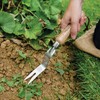 Kent & Stowe Hand Root Cutter - Stainless Steel Weed