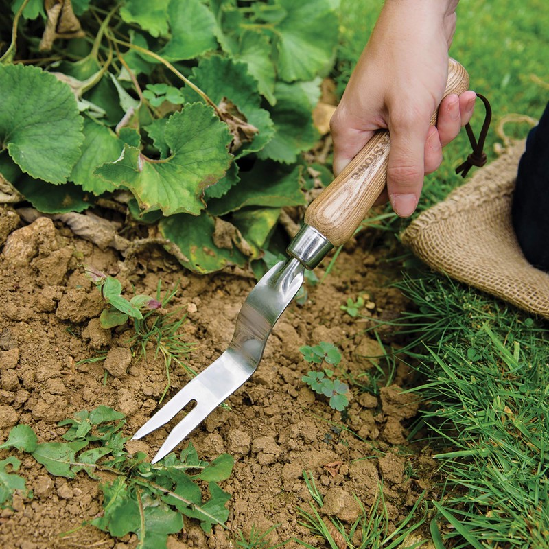 Kent & Stowe Hand Root Cutter - Stainless Steel Weed