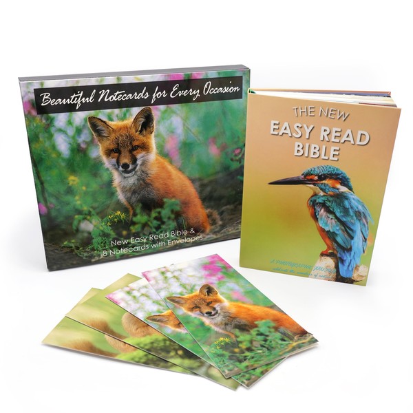 The New Easy Read Bible & Notecard Gift Set -
