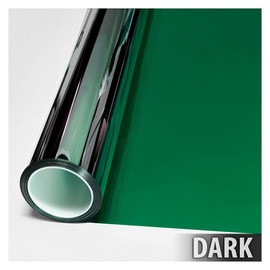 BDF PRGN Window Film Premium Color High Heat Control and Daytime Privacy Green Outside, Silver Inside - 60in X 25ft