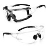 UKNOW Safety Glasses - Anti Fog Wraparound Lenses - Removable