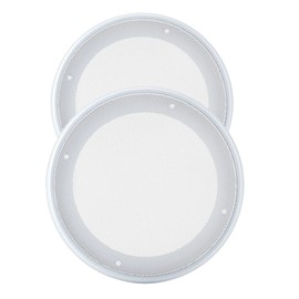 Junbyuhu 2 Piece Speaker Grill, Speaker Grille, Car Audio Speaker Cover, Decorative Circle Metal Grille (8 Inches)