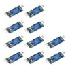 KKHMF 10pcs Photosensitive Sensor Module Photoresistor Module Detector Adjustable Sensor