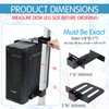 Relaxweex Under Desk PC Mount for Standing Desk Fits 65mm×45mm