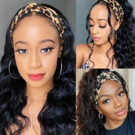 meiliprotea Leopard Print Headbands for Women Trendy Stretchy Headband Twisted Knot Criss Cross Vintage Hair Bands for Women Girls Hair Accessories 6 Packs