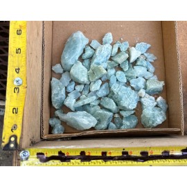 1000 g blue aquamarine rough 1/4 inch to 2 inch Rough