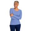 Healing Hands Women's Underscrub Soft Knit Melissa Longsleeve Scrub Tee