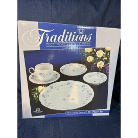 Johann Haviland Vintage Johann Haviland TRADITIONS Blue Garland Fine China 5 Piece Place Setting