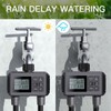 Sprinkler Timer 2 Zone Water Timer Programmable Rain Delay Manual