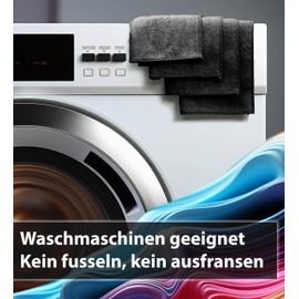 Kemes Cleaning Cloths, Microfibre Cloths, Cleaning Cloths Set of 12 for Dry and Wet Use - Microfibre Kitchen Towel Polishing Cloth Cleaning Cloth (12)