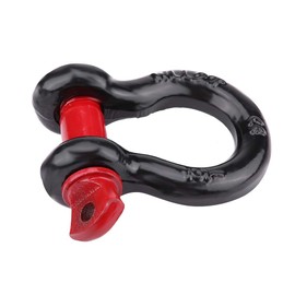 Shackles D for Vehicle, Shackle Mount Heavy Duty Galvanized Shackles D for Vehicle Recovery Towing U Shackle(2T)