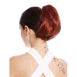 WIG ME UP - N869-V-350 Ponytail Braid Short Straight Red Copper 20 cm