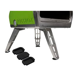 Pizza Oven Black Rubber feet Surface Protectors pack of 3 for Gozney Roccbox Pizza Oven
