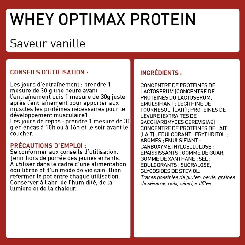 Whey Optimax Protein Powder for Muscle Building Regeneration with Naturally