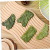 LALAFINA 4 Pcs Jade Comb Jade Stone Comb Gua Sha