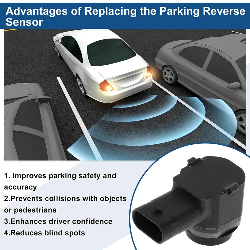 INFINAUTO No.8A6T15K859AA Reverse Backup Parking Sensor for Ford Escape 2012-2019