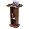 BEQUZON Podium Stand for Lectern Presentation Church Classroom, Pulpit with