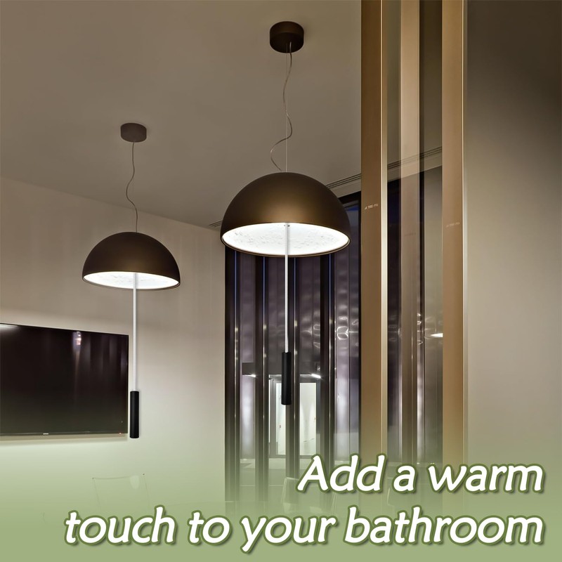 SUBTAVIK 2Pcs Light Pull Cord, 150CM Length Bathroom Pull Cord