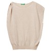 United Colors of Benetton Women's Sweater Vest, beige, XS