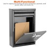 iMounTEK Wall Mount Mailbox Lockable Galvanized Iron Letter Post Box