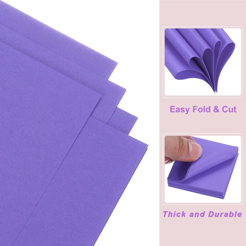 DMiotech 100 Sheets 2x2 Inch Origami Paper, Dark Purple Square