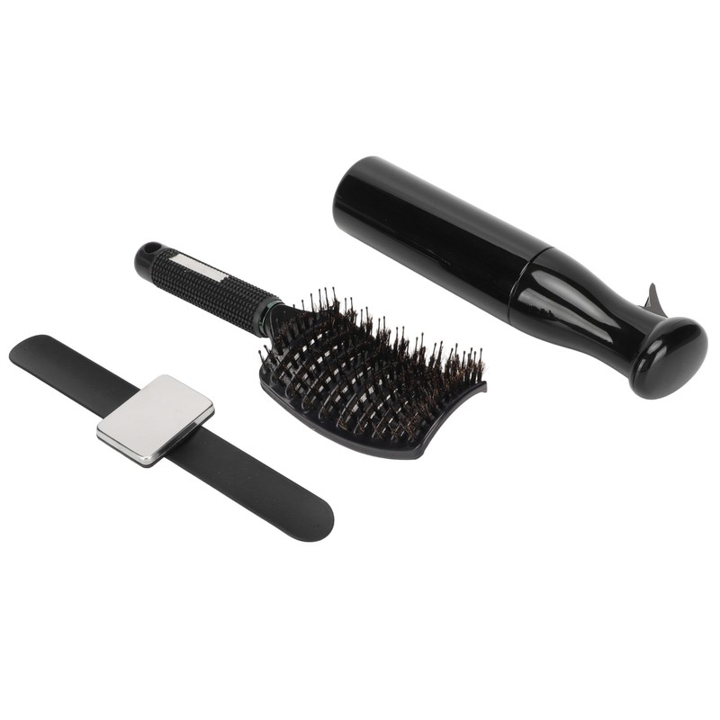 Detangling Curved Vent Brush Spray Bottle Hair Clip Pin Wristband