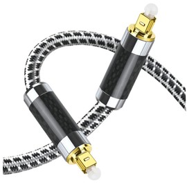 OSALADI Optical Audio Cable High Fidelity for Amplifiers Speakers Wear-Resistant Plated Connectors Shockingly Sound for Home Theater Systems