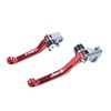 TIRGE Motorcycle CNC Foldable Pivot Clutch Brake Lever Handle for