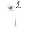 Wind Spinner, Decorative Windmill Hummingbird Wind Spinner with Stake, Outdoor