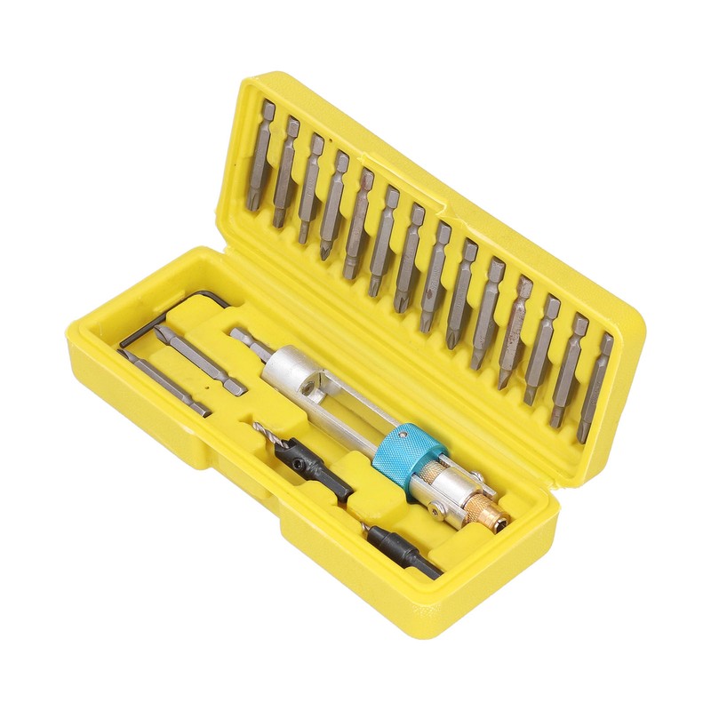 20Pcs/Set Countersink Drill Bit High Speed Steel Screwdriver Bits Screw