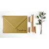 10 Pack 5” x 7” Gold Envelopes 133mm x 184mm