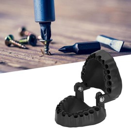 Portable Drill Bit Holder 28 Hole Hex Bit Denture Screwdriver Hex Bit and Drive Bit Adapter with Magnet(1#)