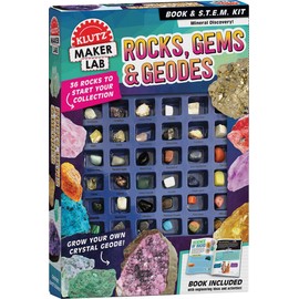 Rocks, Gems and Geodes: Maker Lab (Klutz STEM Kit) 8" x 1.5" x 11.5"