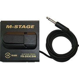 Leem FS-203CSW Sustain Pedal with Cable