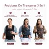 Momcozy Portabebé Ergonómico Cangurera para Bebé Mochila Color Noche Estrellada