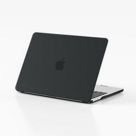 eleger Case Compatible with 13 Inch MacBook Air M4 A3240 M3 A3113 M2 A2681 with 13.6 Inch Display, 2025 2024 2022 Edition, Protective Hard Case, Matte Black
