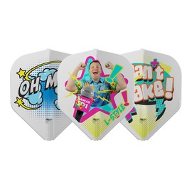 L-Style EZ L1 Wayne Mardle V1 Type B White Dart Flights