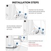 JOYTUTUS Front Door Limiting Straps Extension Brackets Compatible with 2007-2018